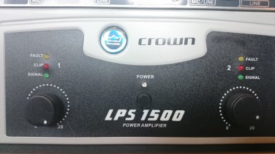 Crown LPS 1500 końcówka mocy wzmacniacz - 6203266575 - oficjalne archiwum  Allegro
