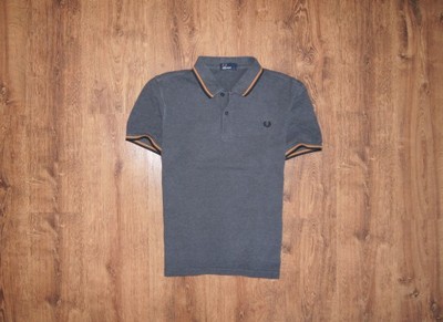 FRED PERRY ORYGINALNE SZARE POLO L