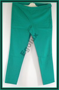 Spodnie z Lykrą 98% Bawełna zielone R 48 HIT