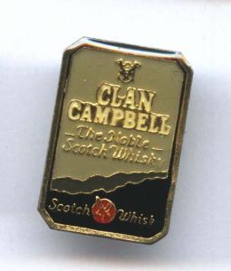odznaka ALKOHOL Clan Campbell Scotch Whisky