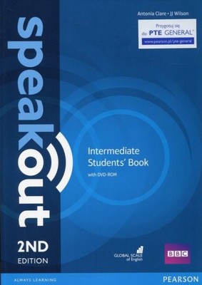 Speakout Intermediate Student's Book + DVD Clare A