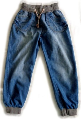 JESIEŃ szkoła CIENKIE jeansy ŚCIĄGACZE denim