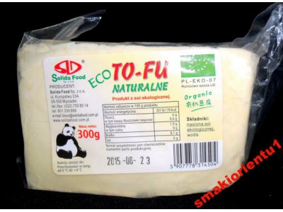 [SO] Tofu EKOLOGICZNE  naturalne 300g WYPRZEDAŻ