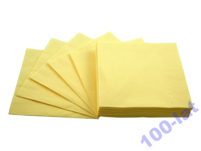 Serwetki papierowe kremowe 33 x 33 cm 20 szt.