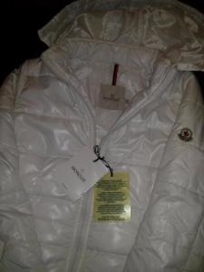 Nowa biała kurtka MONCLER zimowa - 5703515532 - oficjalne archiwum Allegro