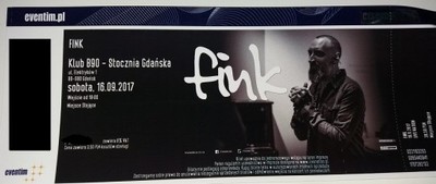 bilet FINK 16.09.17 Gdańsk Klub B90