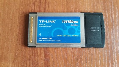 Karta TP-Link PCMCIA TL-WN610G 108Mbit/s
