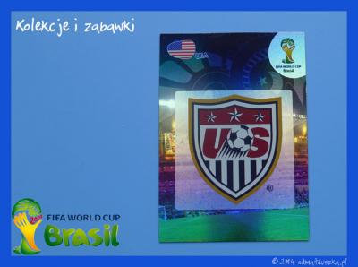 karty FIFA WORLD CUP BRASIL 2014 LOGO HERB USA