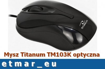 MYSZKA OPTYCZNA TITANUM Hornet TM103K czarna USB
