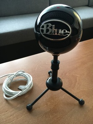 Mikrofon pojemnościowy USB BLUE SNOWBALL Czarny