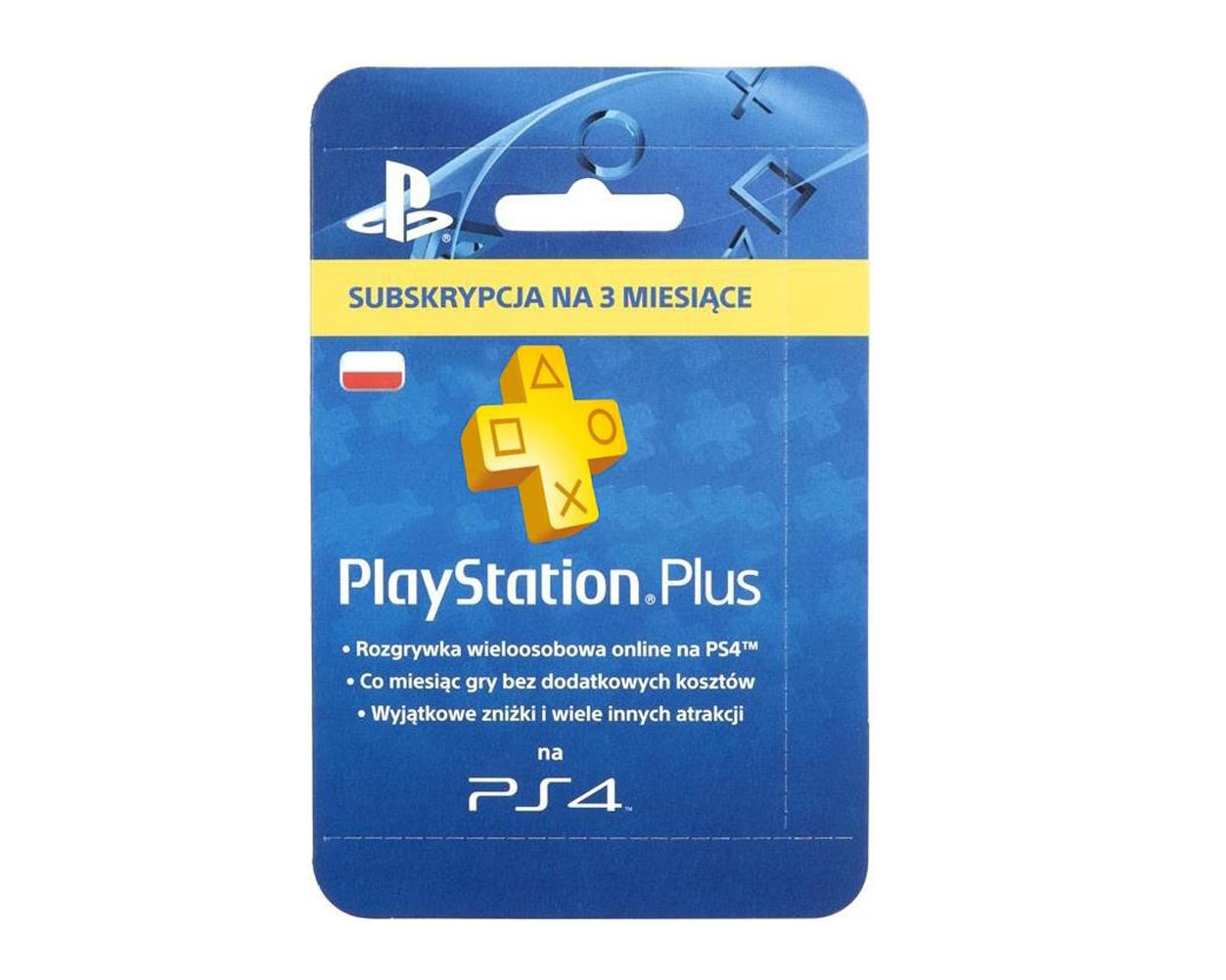 PSN 90 DNI PlayStation PLUS 3 miesiące