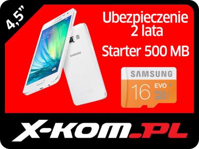 Biały Smartfon SAMSUNG Galaxy A3 LTE ALU + 250zł