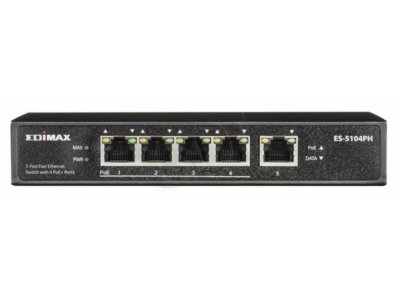 EDIMAX ES-5104PH 5 Port Fast Ethernet Switch