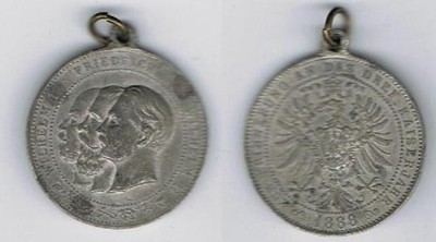 Stary Niemiecki Medal 1888 rok