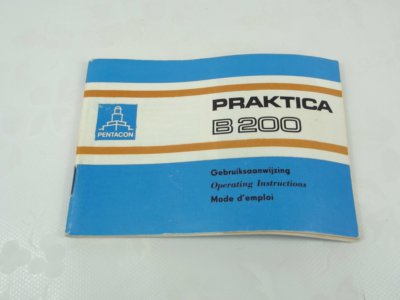 PRAKTICA B200-fabryczna instrukcja