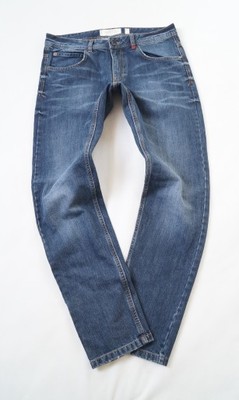 RESERVED męskie SPODNIE jeansy GUMKI 33 / 34 - 6840834459 - oficjalne  archiwum Allegro