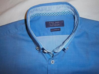 Koszula ZARA S Slim Fit (niebieska) OKAZJA