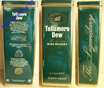 Tullamore Dew puszka po Irish whiskey