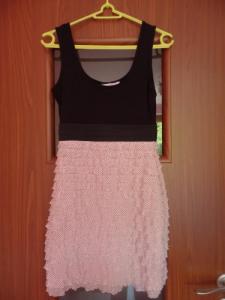 Sukienka New Look - czarno-różowa - rozmiar: 8/36