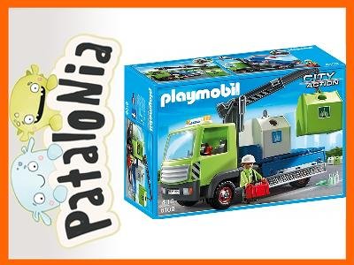 Playmobil Śmieciarka na szkło z kontenerami 6109 - 6209150647 - oficjalne  archiwum Allegro