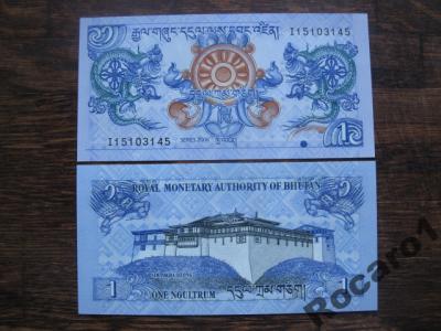 Banknot Bhutan 1 ngultrum 2006 P-27 UNC