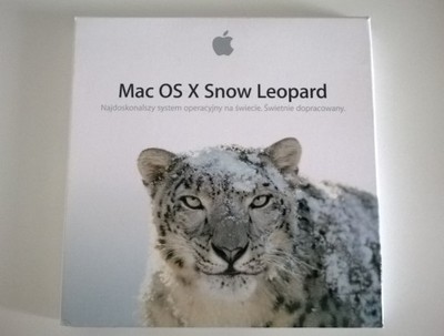 MAC OS Snow Leopard, wersja 10.6 PL BOX retail