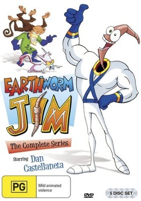 EARTHWORM JIM (DŻDŻOWNICA JIM) COMPLETE SERIES DVD