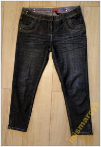 JAK NOWE! Spodnie Jeans Rurki zipy NEXT R. 46