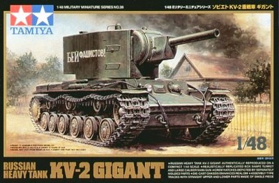 TAMIYA 32538 1/48 Russian Heavy Tank KV-2 Gigant