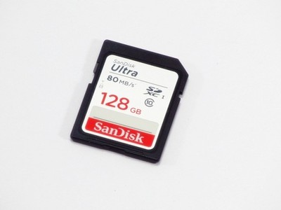 KARTA PAMIĘCI DO APARATU SANDISK ULTRA 128 GB