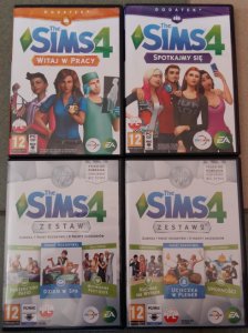 The Sims 4 Zestaw 4 pudełek z dodatkami