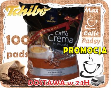 Kawa Senseo Tchibo Caffe Crema 100 pads ŚWIEŻA  FV