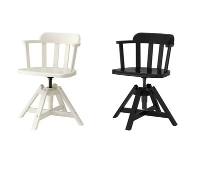 IKEA krzesło obrotowe z podłokiet. fotel FEODOR - 6726373349 - oficjalne  archiwum Allegro