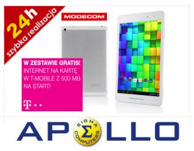 Tablet 7.85'' MODECOM 7.5 IPS X4 3G+ AERO2 +ZESTAW
