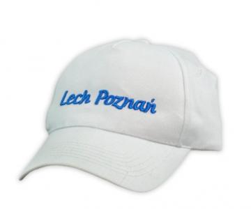 czapka baseballowa Lech Poznań biała