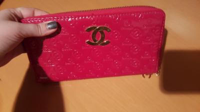 portfel nowy Chanel czerwony - 6017993904 - oficjalne archiwum Allegro