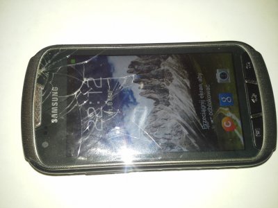 Samsung S7710 uszkodzona szybka BCM