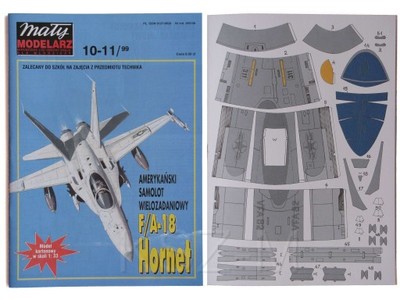 Mały Modelarz 10-11/99 Samolot F/A-18C Hornet 1:33