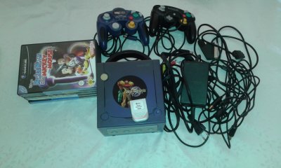 Nintendo GameCube + 2 Pady + 5 gier + Karta 8Mb