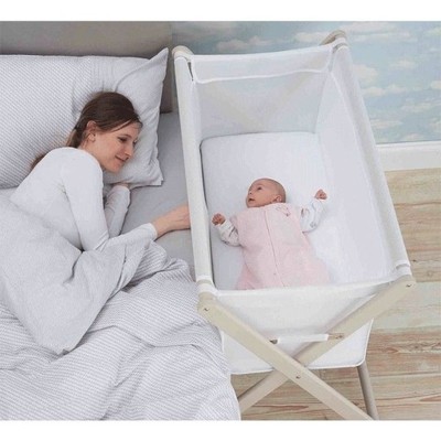 Little Chick London Crib White Oddychające łóżeczk