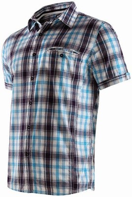 Koszula w kratę Męska 4F KKM003 Niebieska &gt; M