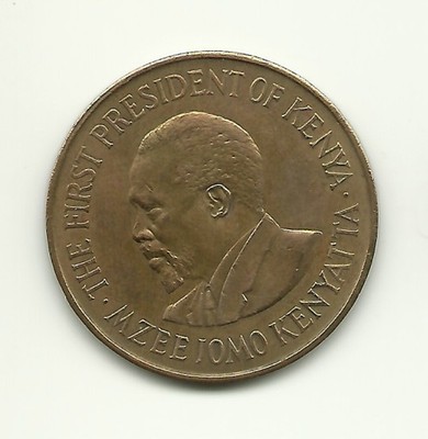 10 Centów 1971  Mzee Jomo Kenyatta  Kenia