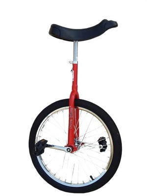 Monocykl jednokołowiec TERRA BIKES rower  czerwony