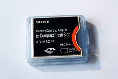 Sony AD-MSCF1 adapter z Memory Stick Duo na CF