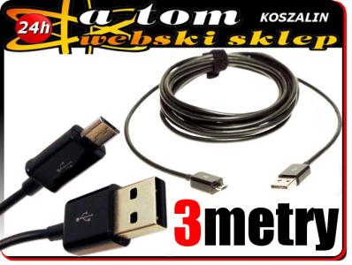 Długi kabel micro USB SAMSUNG GALAXY S4 IV MINI
