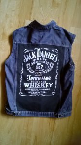 Kamizelka jeansowa dżinsowa Jack Daniels whisky