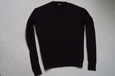 LEE sweter sweterek czarny klasyczny logowany___XL