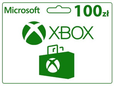 Doładowanie Xbox Live 100 zł - polska dystrybucja