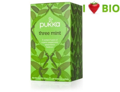 Pukka Herbata miętowa Three Mint BIO 20t