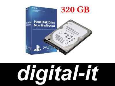 KIESZEŃ HDD SONY PS3 + DYSK 320 GB ŁATWY MONTAŻ